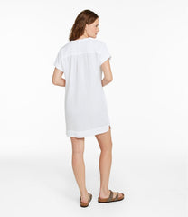Women's Cloud Gauze Short-Sleeve Shift Dress