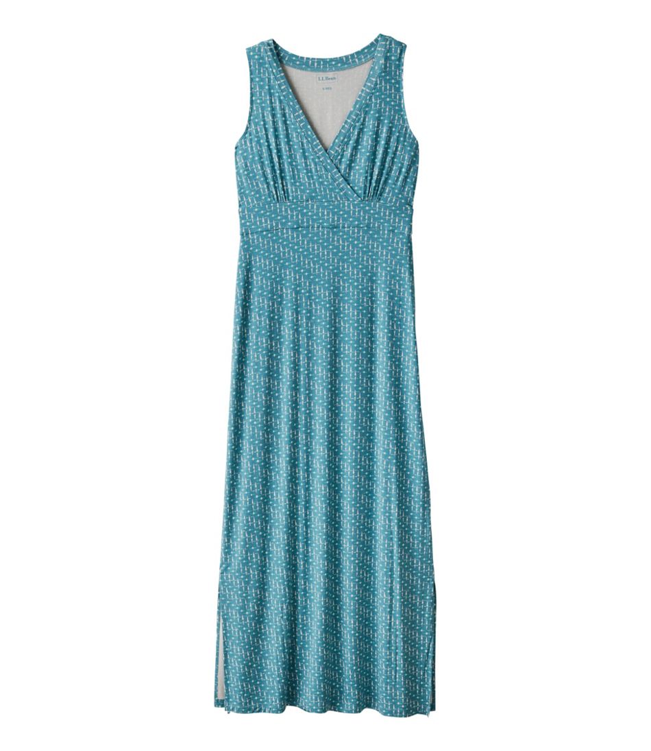 Women's Summer Knit Maxi Dress Print