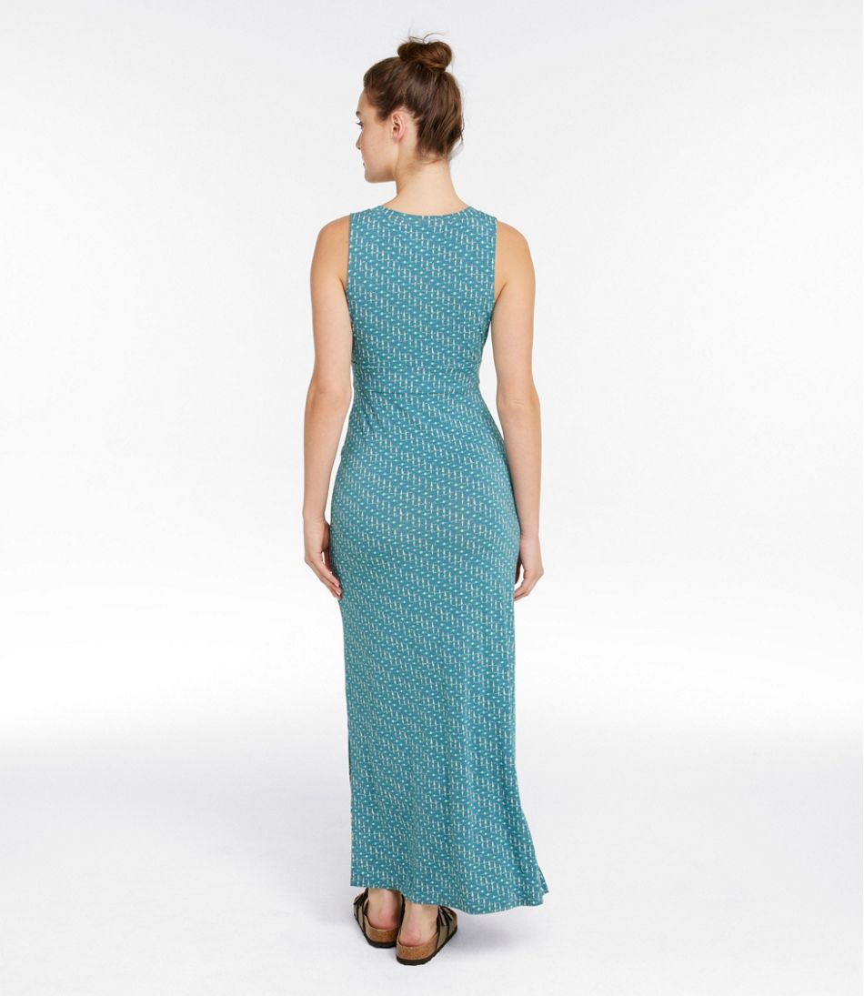 Women's Summer Knit Maxi Dress Print