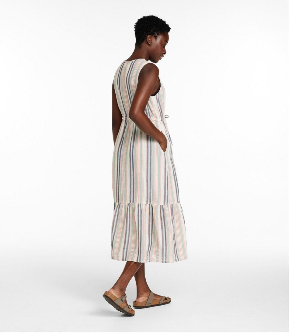 Stripe Women's Cloud Gauze Midi Dress