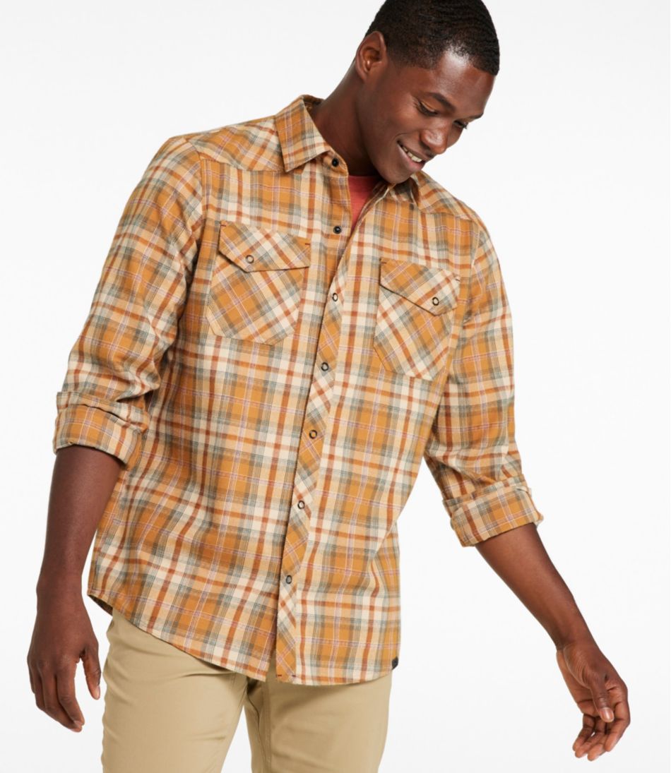 Men's Katahdin Performance Flannel Shirt Slightly Fitted