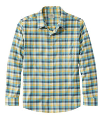 Men's Wrinkle-Free Ultrasoft Brushed Cotton Shirt Long-Sleeve Slightly Fitted Untucked Fit
