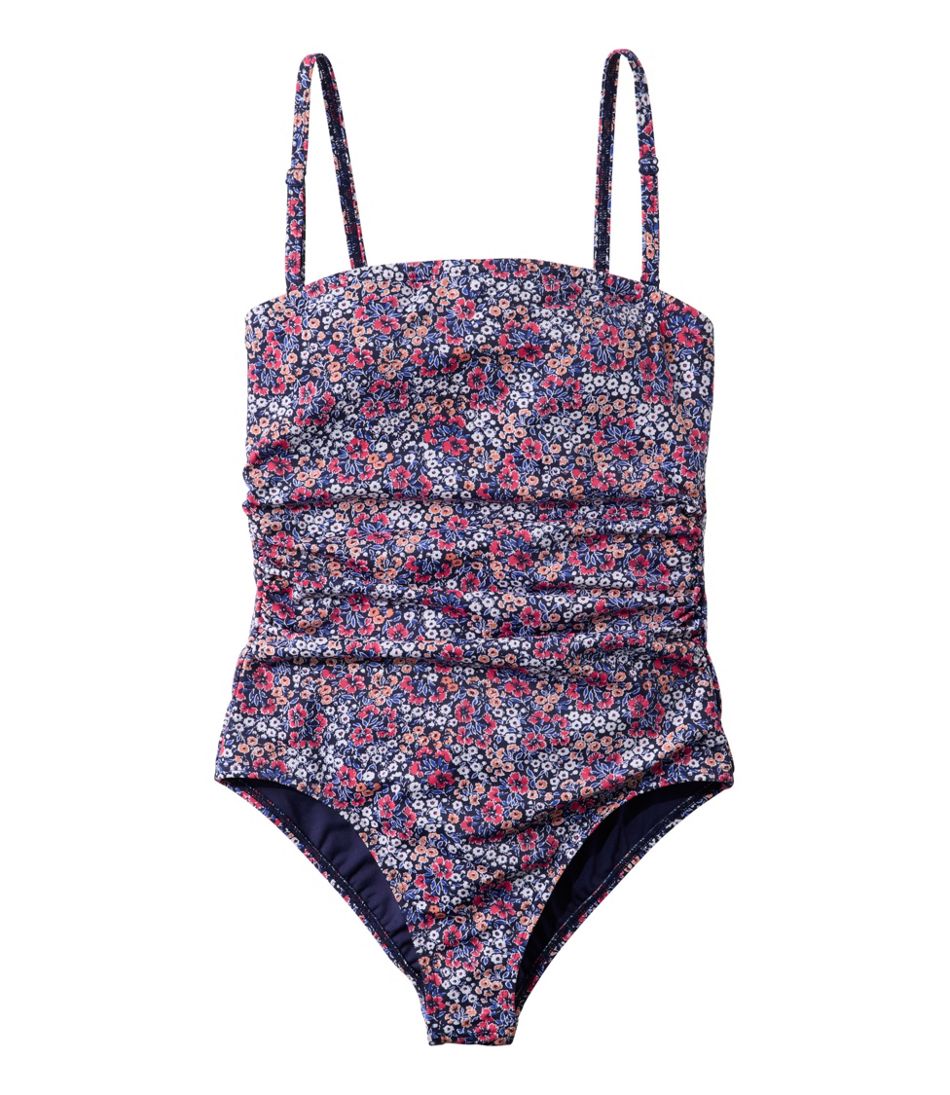 Bandeau Tanksuit Print Women's Coastal Essentials Swimwear