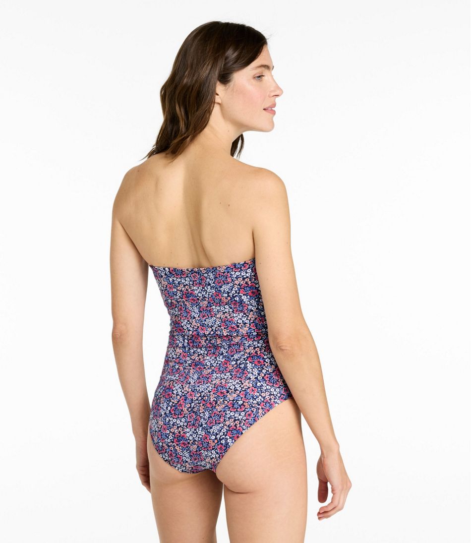 Bandeau Tanksuit Print Women's Coastal Essentials Swimwear