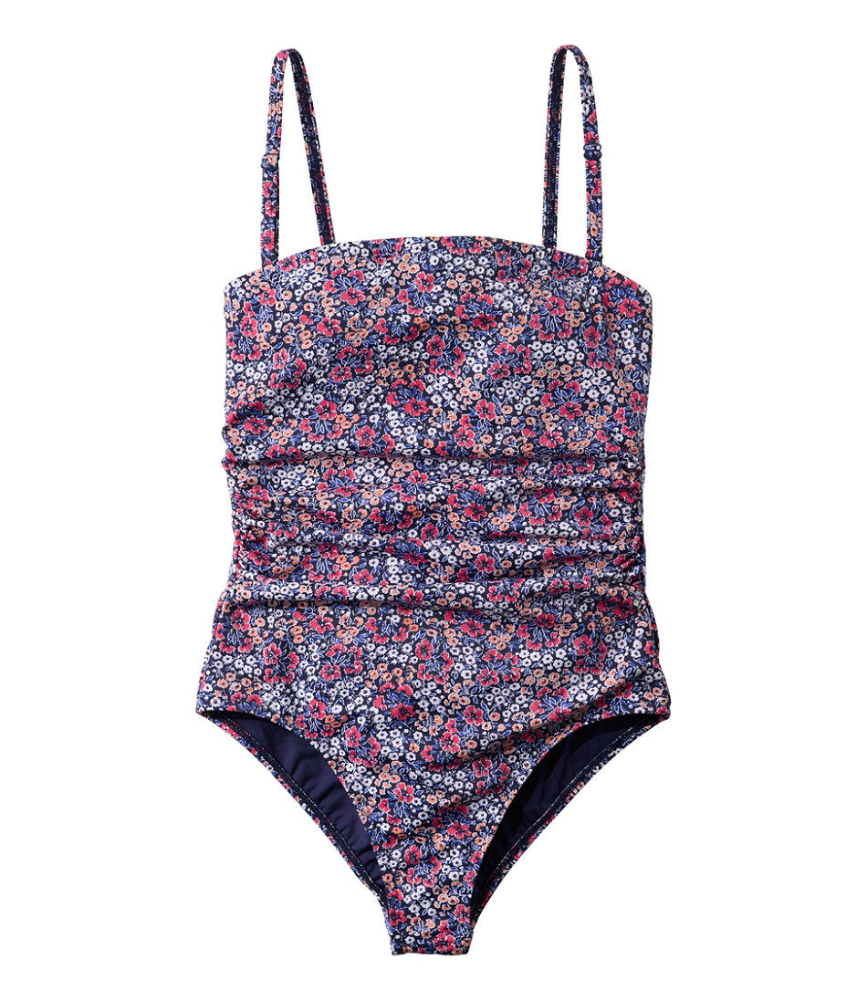 Bandeau Tanksuit Print Women's Coastal Essentials Swimwear