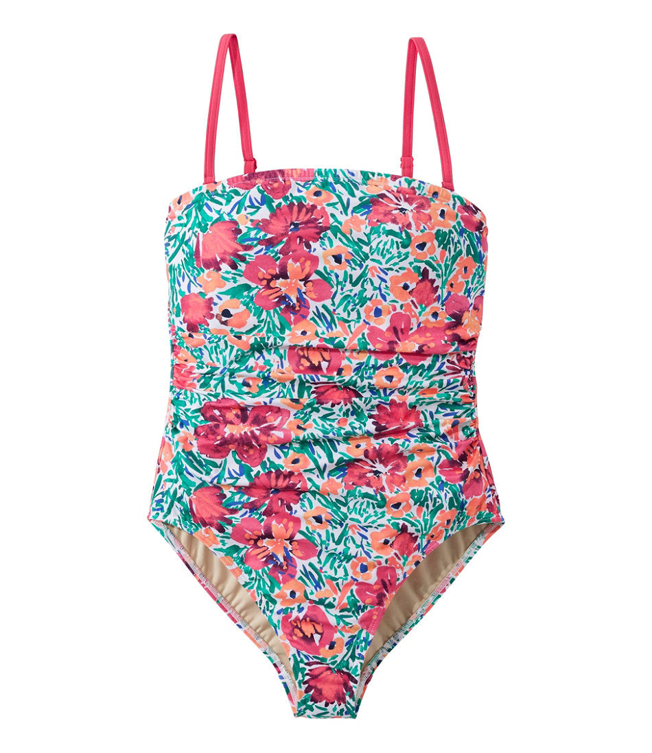 Bandeau Tanksuit Print Women's Coastal Essentials Swimwear