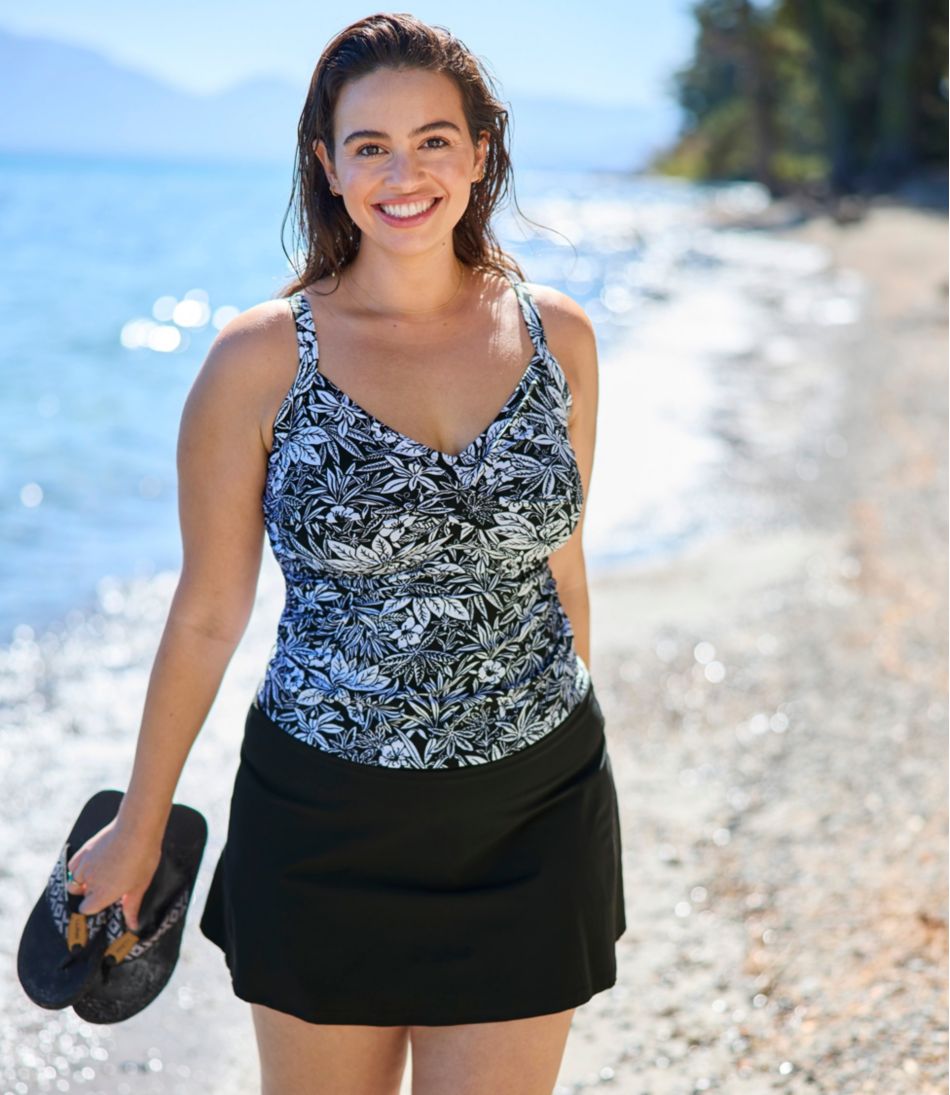 Tankini Top Print Women's Shaping Swimwear