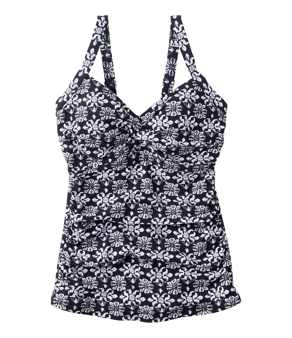 Tankini Top Print Women's Shaping Swimwear