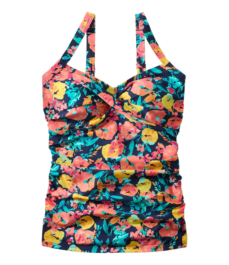 Tankini Top Print Women's Shaping Swimwear