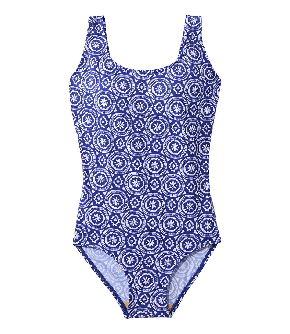 Women's BeanSport Swimwear Scoopneck Tanksuit Print