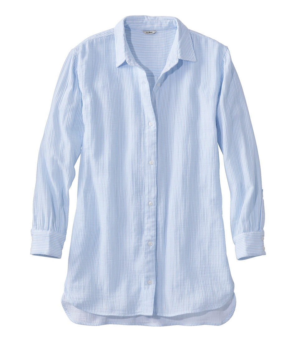 Women's Cloud Gauze Cover-Up Shirt Stripe