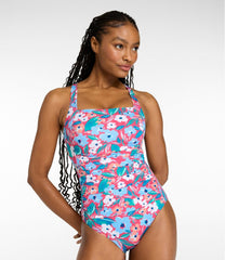 Women's BeanSport Swimwear Squareneck Tanksuit Print
