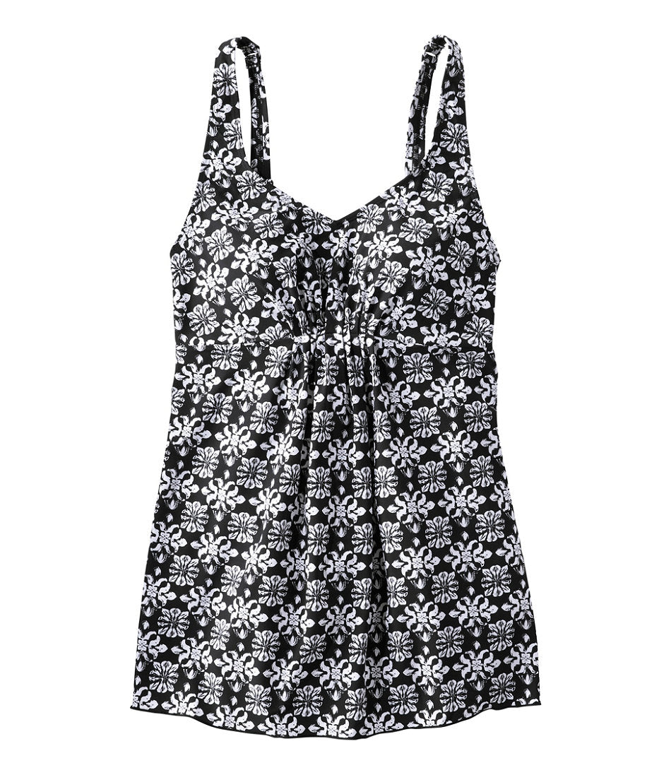 Soft-Drape Tankini Top Print Women's Shaping Swimwear