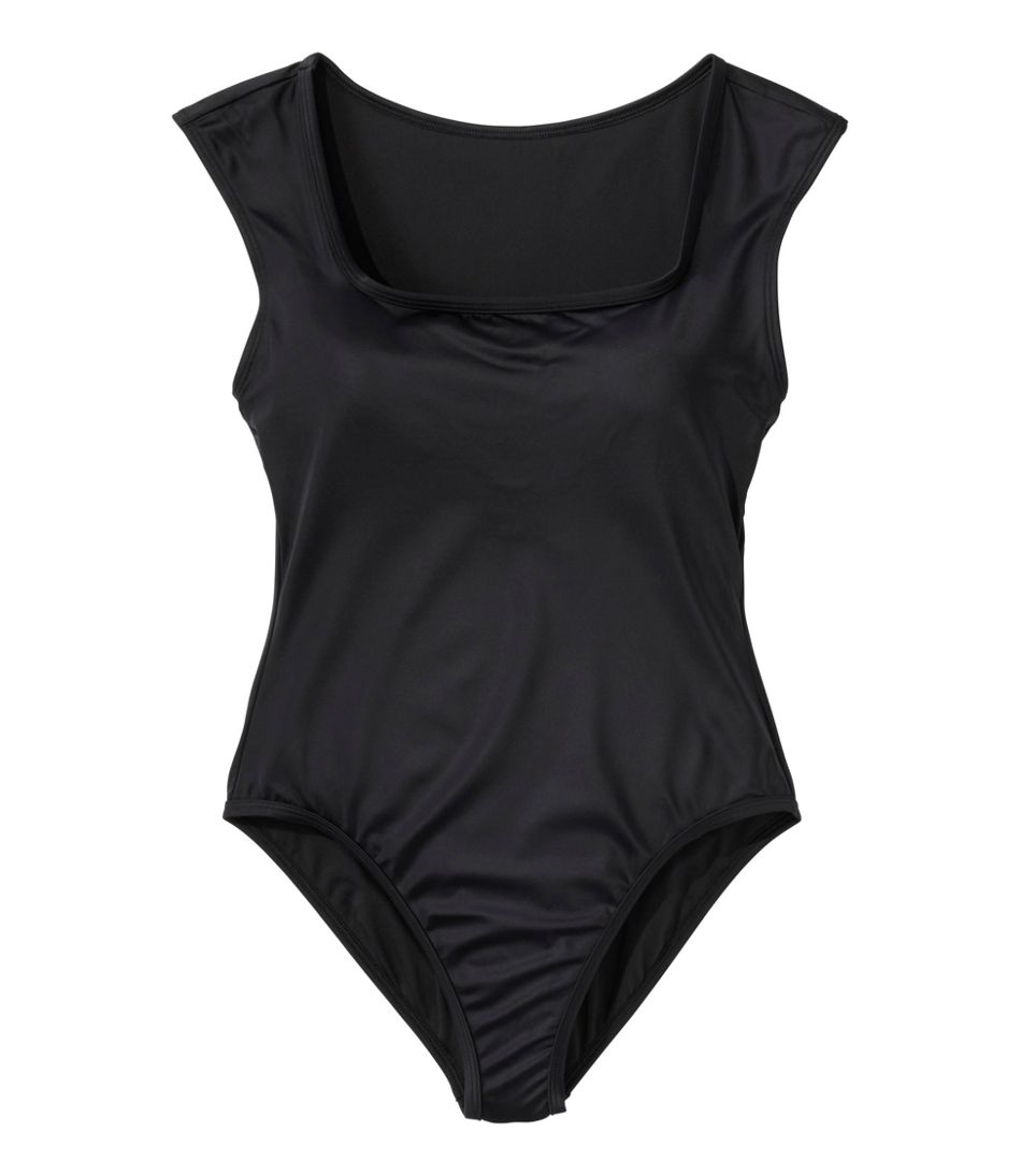 Women's Coastal Essentials Swimwear Squareneck Tanksuit