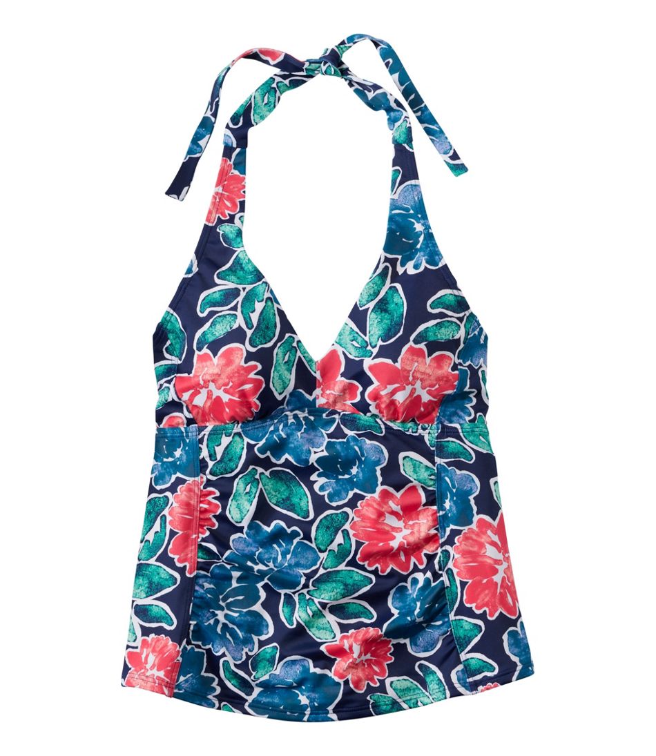 Women's BeanSport Swimwear Halter Tankini Top Print