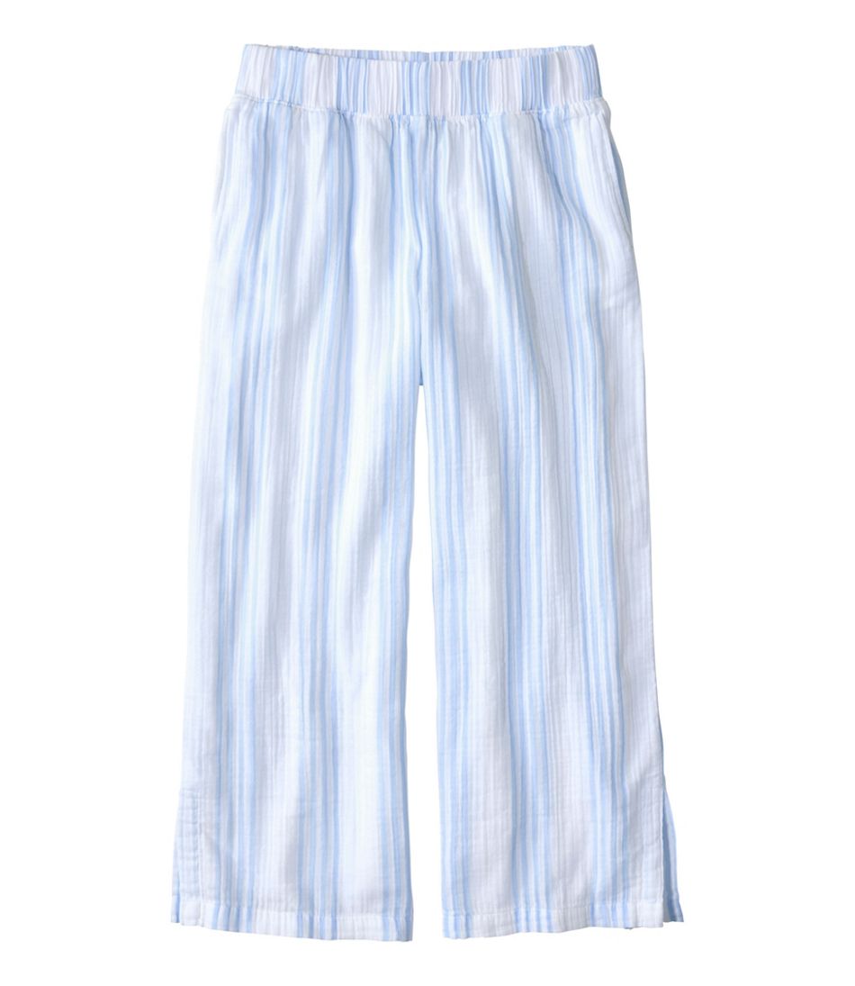 Women's Cloud Gauze Wide-Leg Pants Stripe