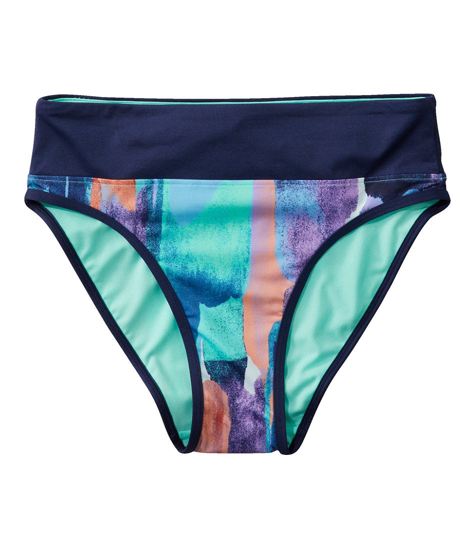 Mid-Rise Brief Print Women's New Currents Swimwear