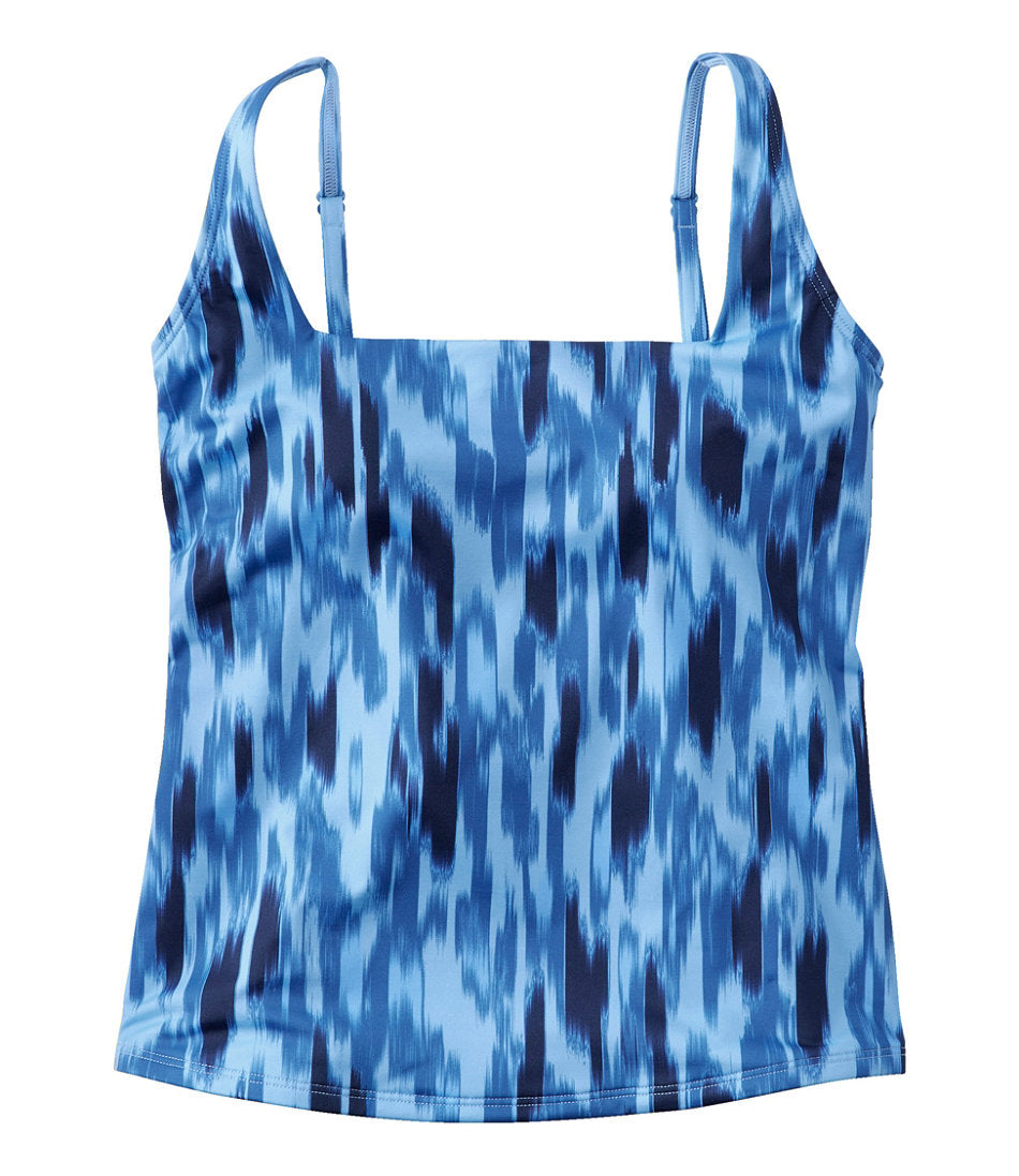 Squareneck Tankini Top Print Women's New Currents Swimwear