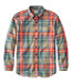 Men's Scotch Plaid Flannel Shirt Traditional Fit