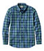 Men's Scotch Plaid Flannel Shirt Traditional Fit