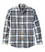 Men's Scotch Plaid Flannel Shirt Traditional Fit