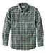 Men's Scotch Plaid Flannel Shirt Traditional Fit