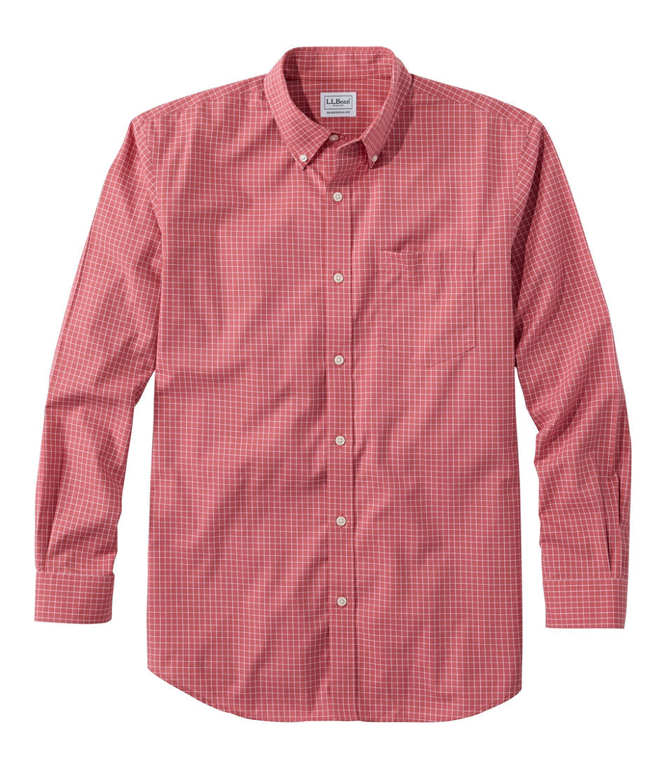Men's Wrinkle-Free Kennebunk Sport Shirt Traditional Fit Check