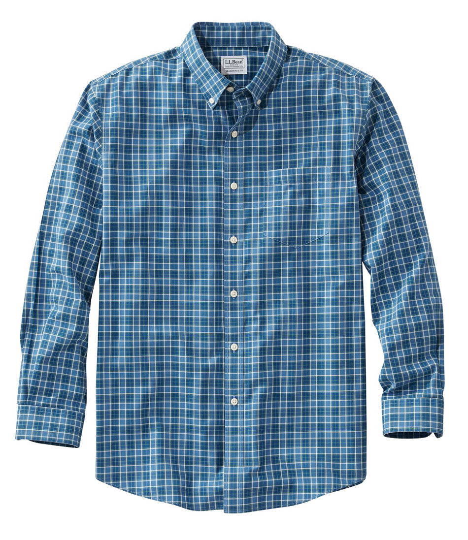 Men's Wrinkle-Free Kennebunk Sport Shirt Traditional Fit Check