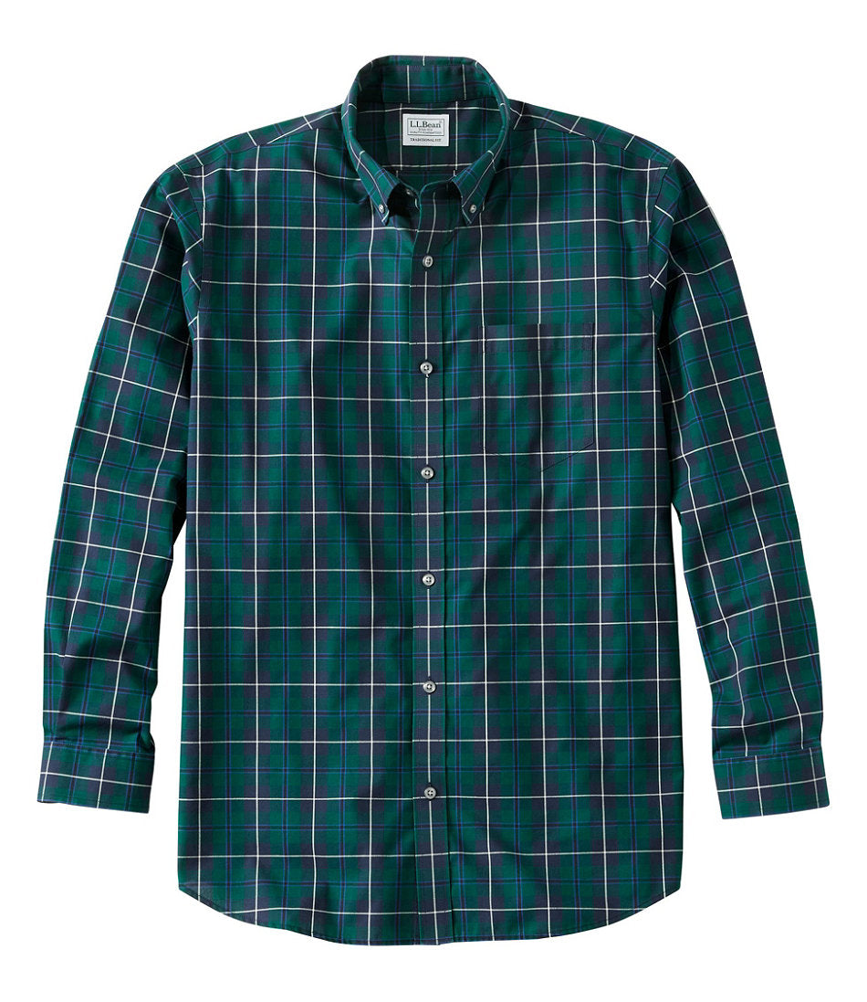 Men's Wrinkle-Free Kennebunk Sport Shirt Traditional Fit Check