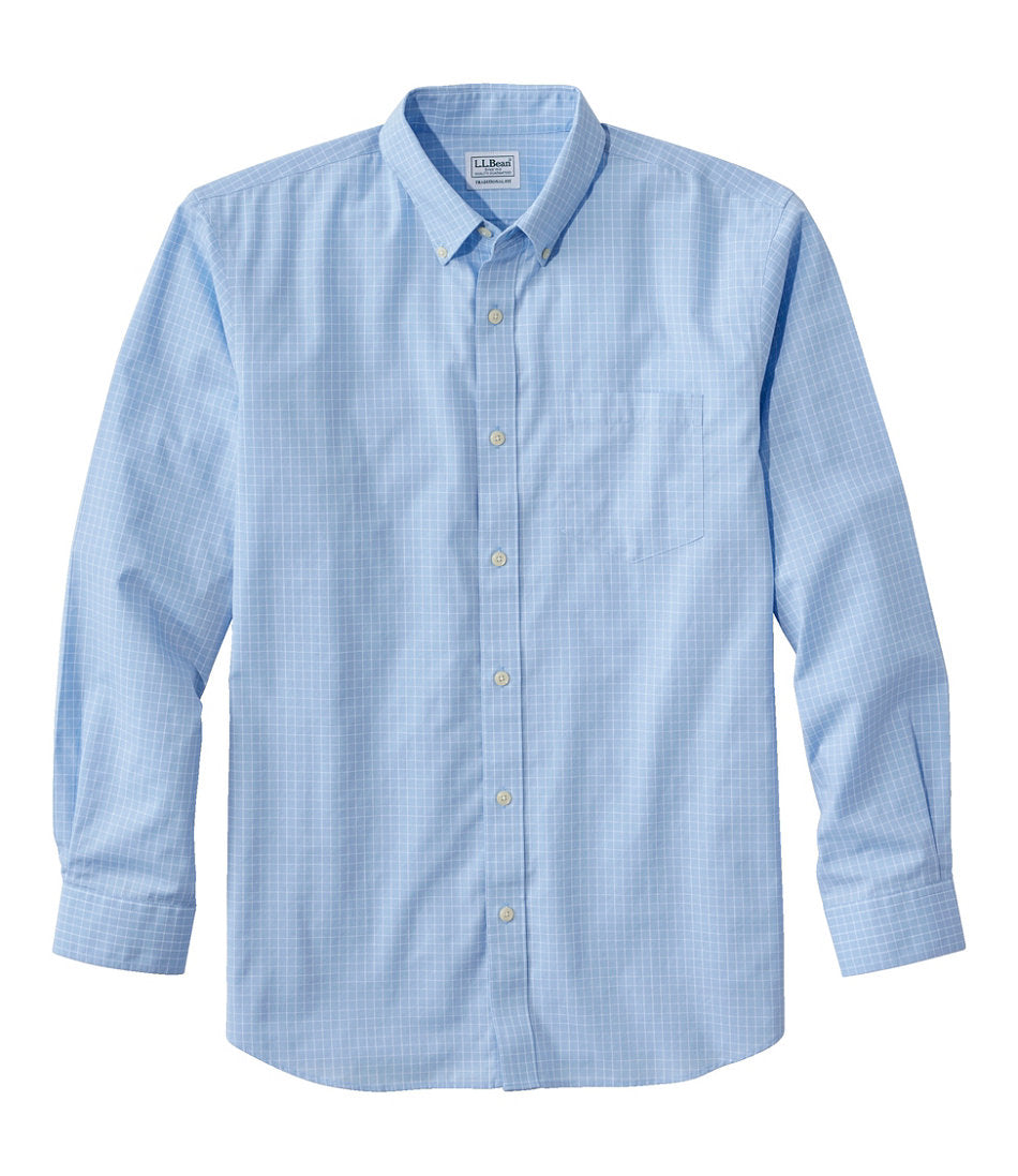 Men's Wrinkle-Free Kennebunk Sport Shirt Traditional Fit Check