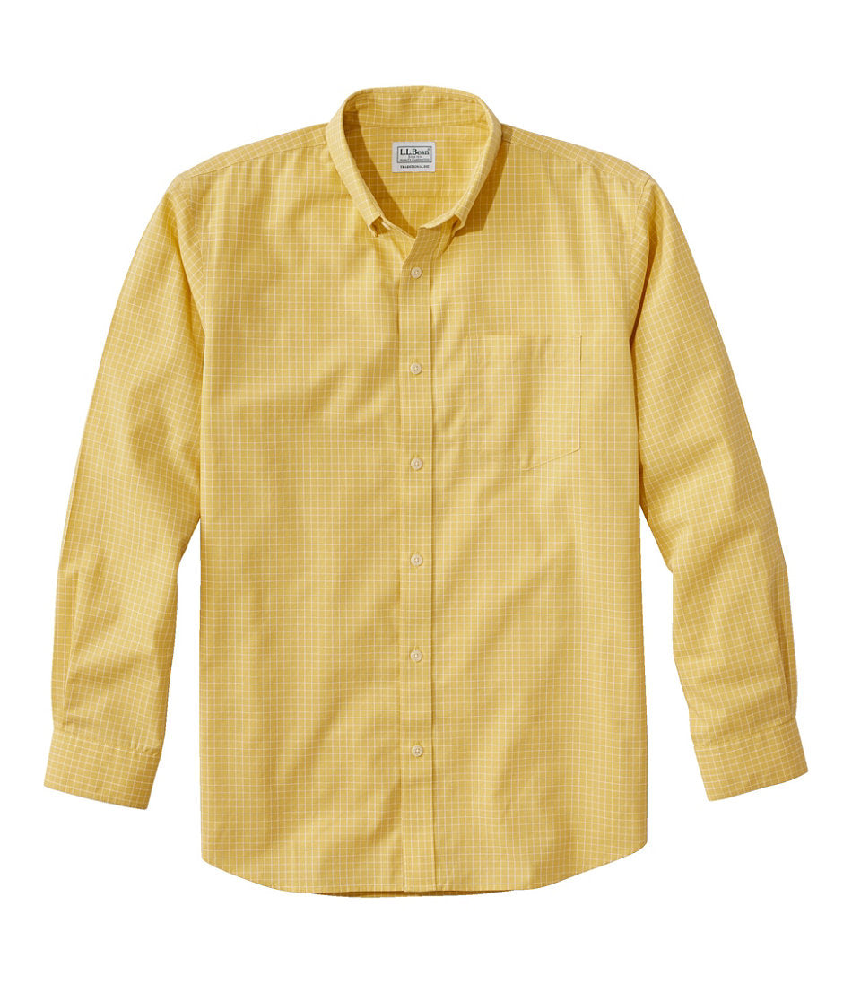 Men's Wrinkle-Free Kennebunk Sport Shirt Traditional Fit Check