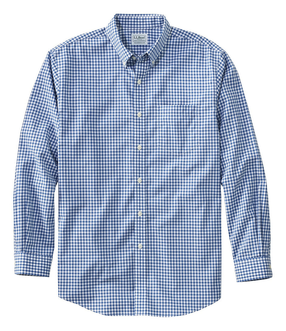 Men's Wrinkle-Free Kennebunk Sport Shirt Traditional Fit Check