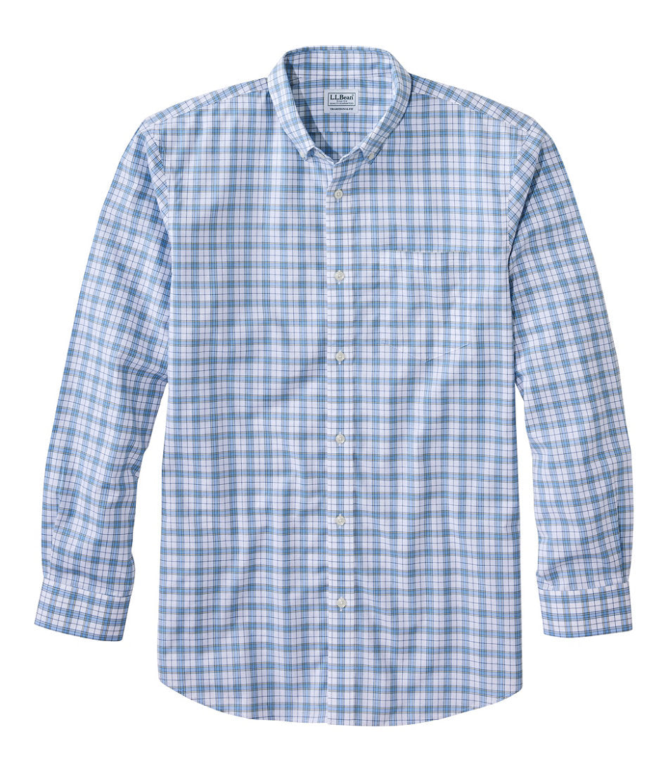 Men's Wrinkle-Free Kennebunk Sport Shirt Traditional Fit Check