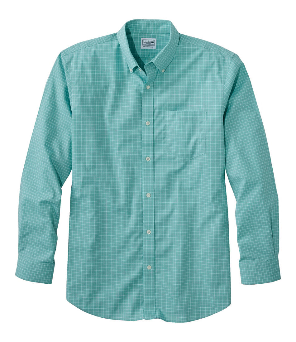 Men's Wrinkle-Free Kennebunk Sport Shirt Traditional Fit Check