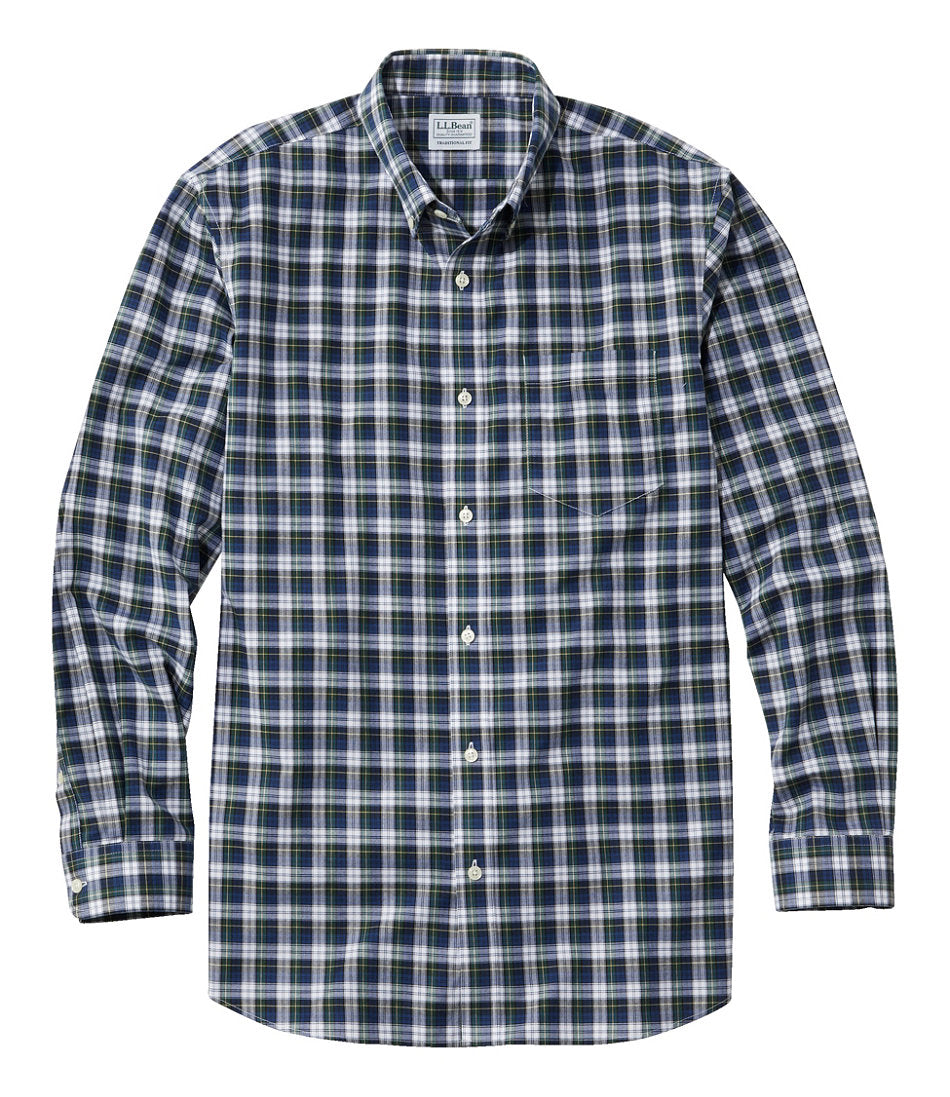 Men's Wrinkle-Free Kennebunk Sport Shirt Traditional Fit Check