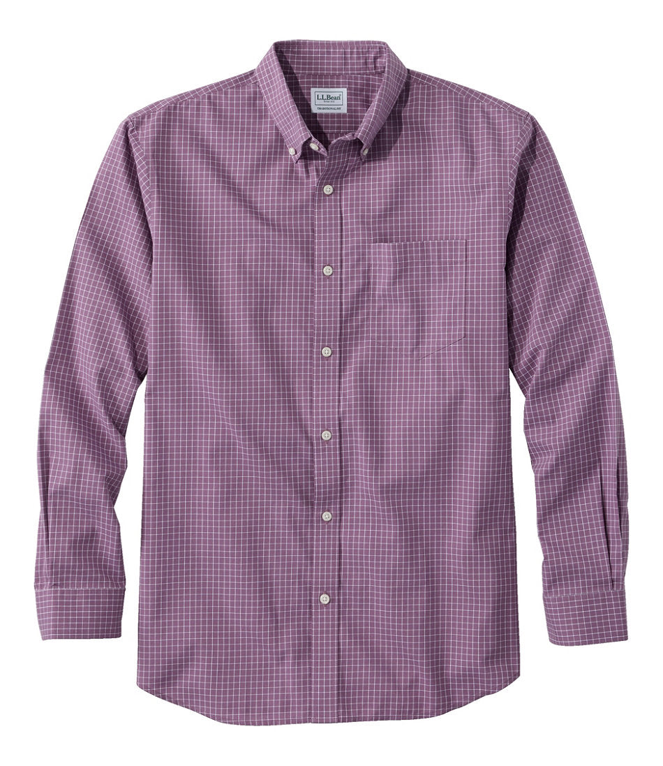 Men's Wrinkle-Free Kennebunk Sport Shirt Traditional Fit Check