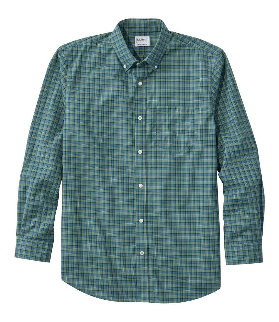 Men's Wrinkle-Free Kennebunk Sport Shirt Traditional Fit Check