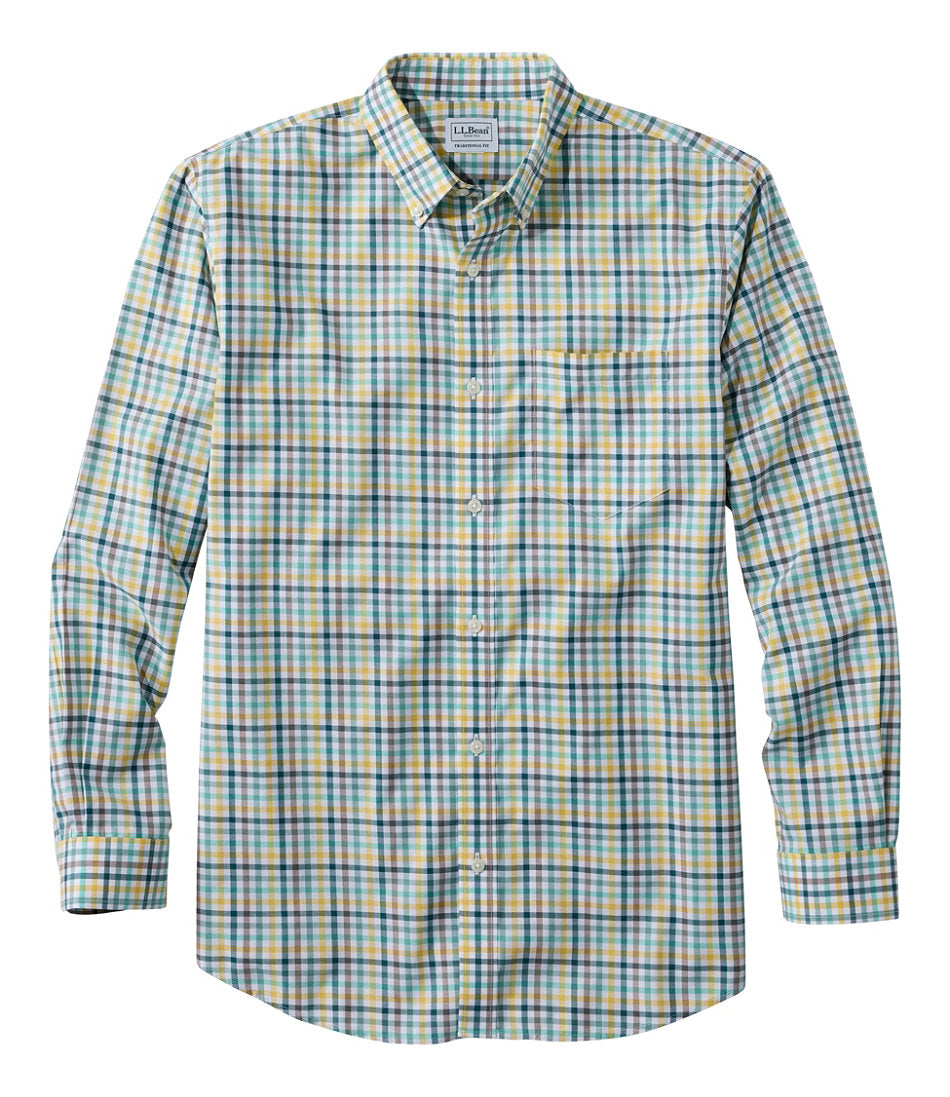 Men's Wrinkle-Free Kennebunk Sport Shirt Traditional Fit Check