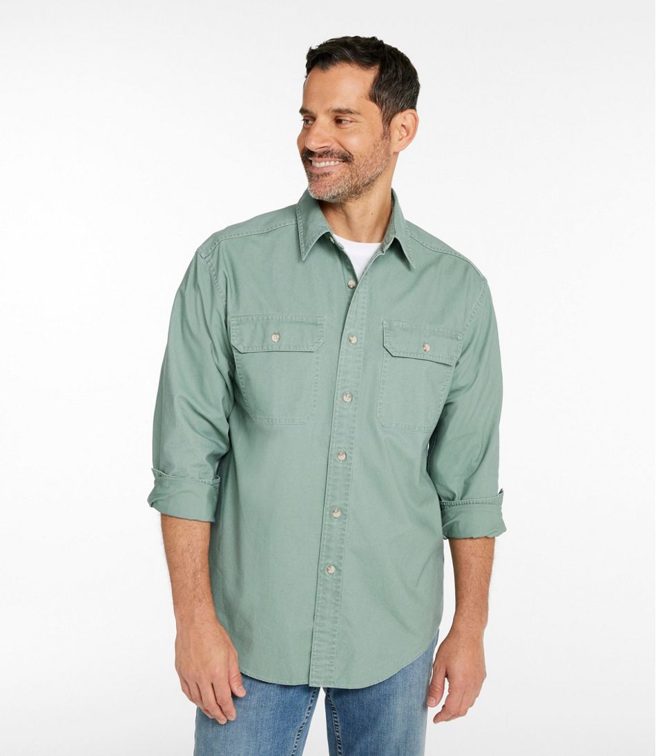 Men's Sunwashed Canvas Shirt Traditional Fit