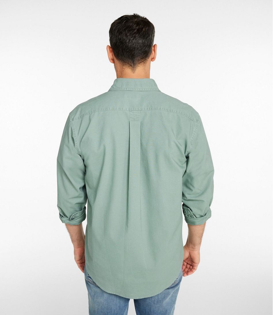 Men's Sunwashed Canvas Shirt Traditional Fit