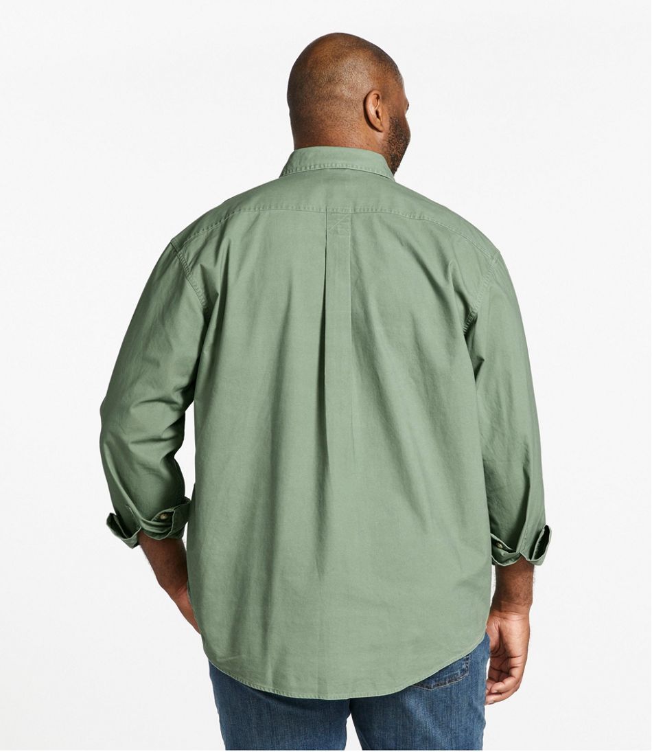 Men's Sunwashed Canvas Shirt, Traditional Fit