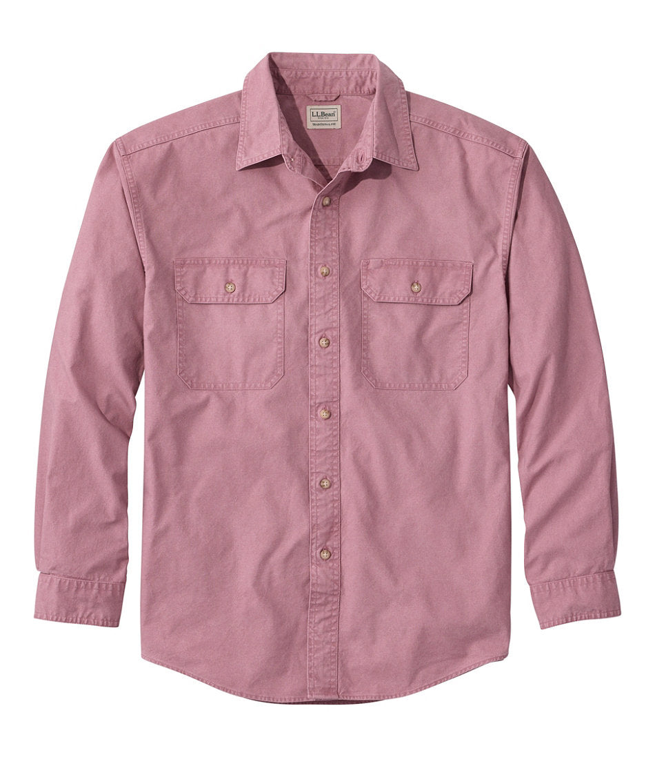Men's Sunwashed Canvas Shirt Traditional Fit