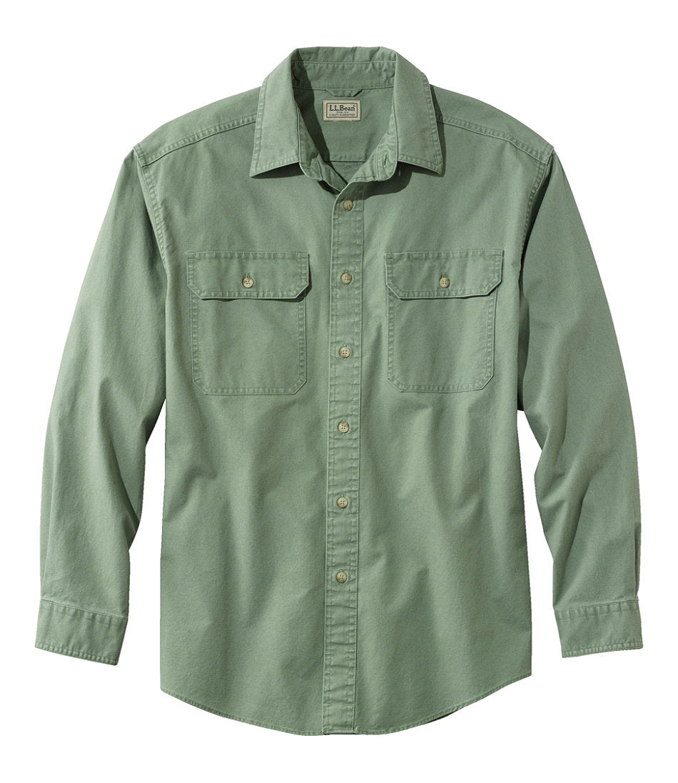 Men's Sunwashed Canvas Shirt Traditional Fit