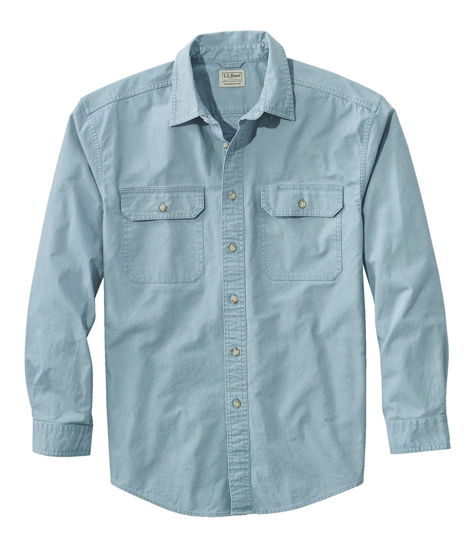 Men's Sunwashed Canvas Shirt Traditional Fit