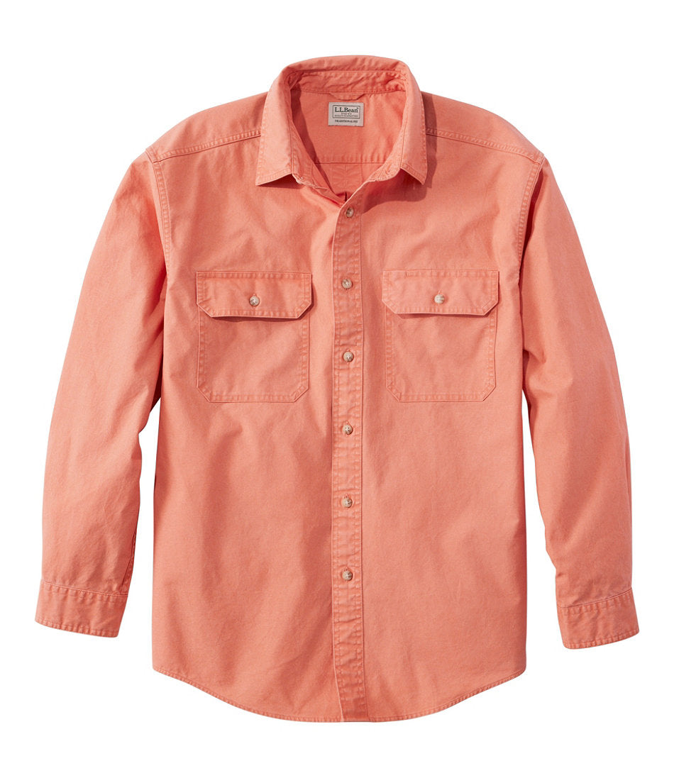 Men's Sunwashed Canvas Shirt Traditional Fit