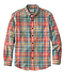 Slightly Fitted Men's Scotch Plaid Flannel Shirt