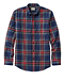 Slightly Fitted Men's Scotch Plaid Flannel Shirt