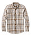 Slightly Fitted Men's Scotch Plaid Flannel Shirt