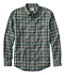 Slightly Fitted Men's Scotch Plaid Flannel Shirt