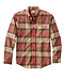 Slightly Fitted Men's Scotch Plaid Flannel Shirt